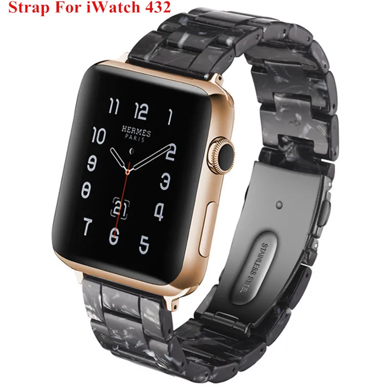 DIDI высококлассный резиновый ремешок для Apple Watch Series 4 мм 44 мм черный ремешок для часов iwatch 42 мм браслет для Apple Watch Band Series 3