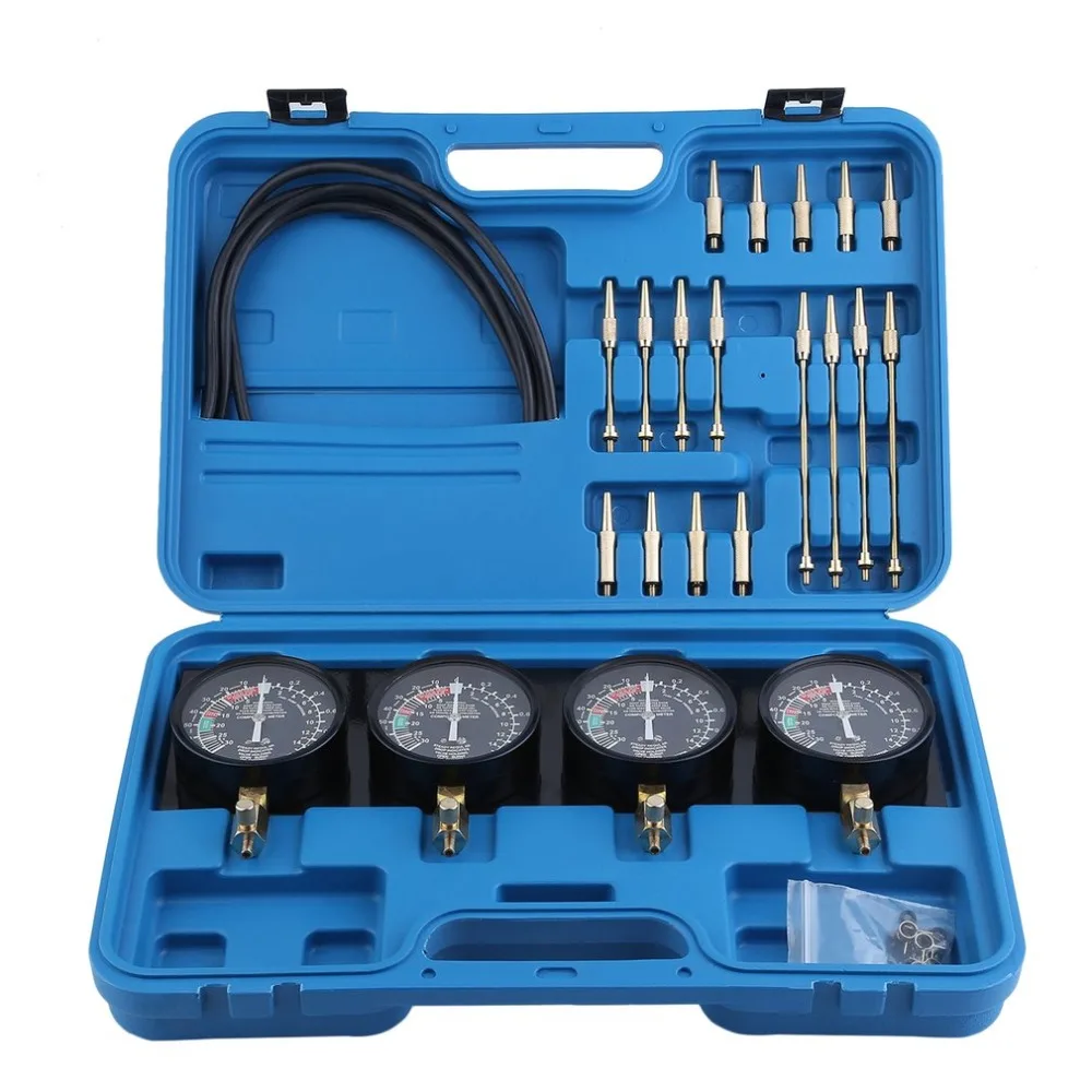 

A8032 Universal 4 In 1 Fuel Vacuum Carburetor Synchronize Carburetor Set Vacuum Hoses Extensions Kit For Car Motorcycle