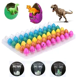 Инкубационные Яйца Детские Волшебные игрушки инкубационные растущие игрушки 60 шт. пластиковые динозавры студенты интерактивные