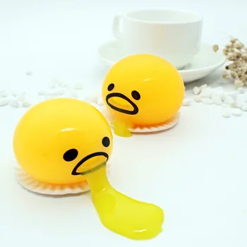 

Ball Egg Squeeze Funny Toys AntiStress Squishy Vomitive Egg Yolk Anti Stress Reliever Fun Gift Yellow Lazy Egg Joke Toy