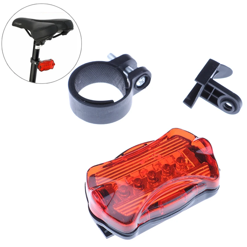 Flashing Bike Cycling LED Rear Safety Light Warning Tail Lamp Waterproof New