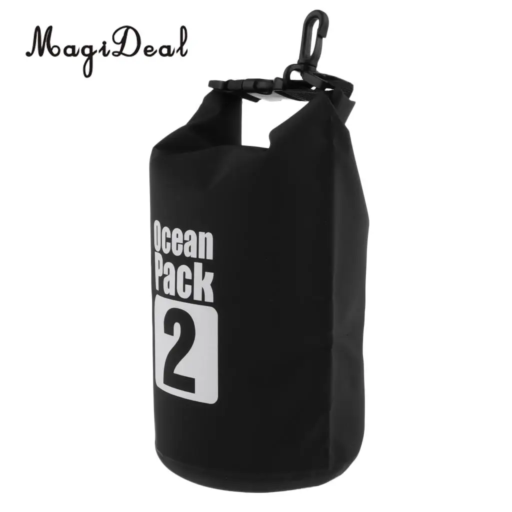MagiDeal Heavy Duty 2L Waterproof Dry Bag Roll Top Sack for Kayak Canoeing Rafting Swimming Surfing Sailing Drifting Fishing