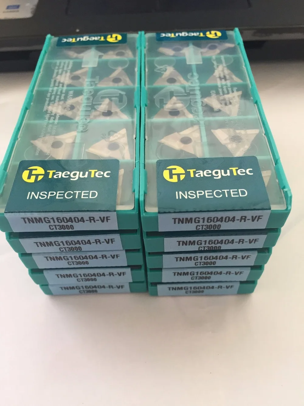 100 шт. вставки из цементированного карбида TNMG160404R VF CT3000 CNC металлический