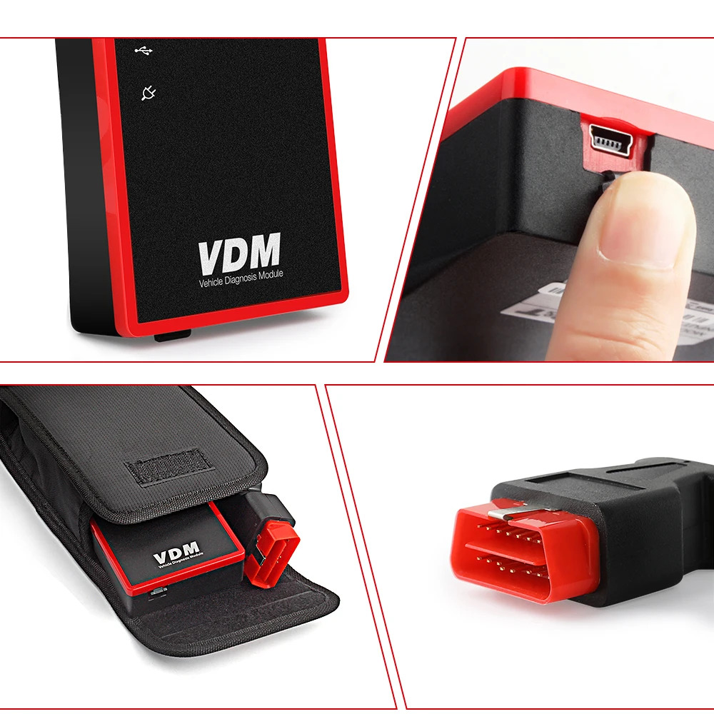 UCANDAS VDM Wifi полная система OBD2 сканер нескольких языков ODB2 OBD2 считыватель кодов VDM OBD 2 Автомобильный сканер автомобильный диагностический инструмент