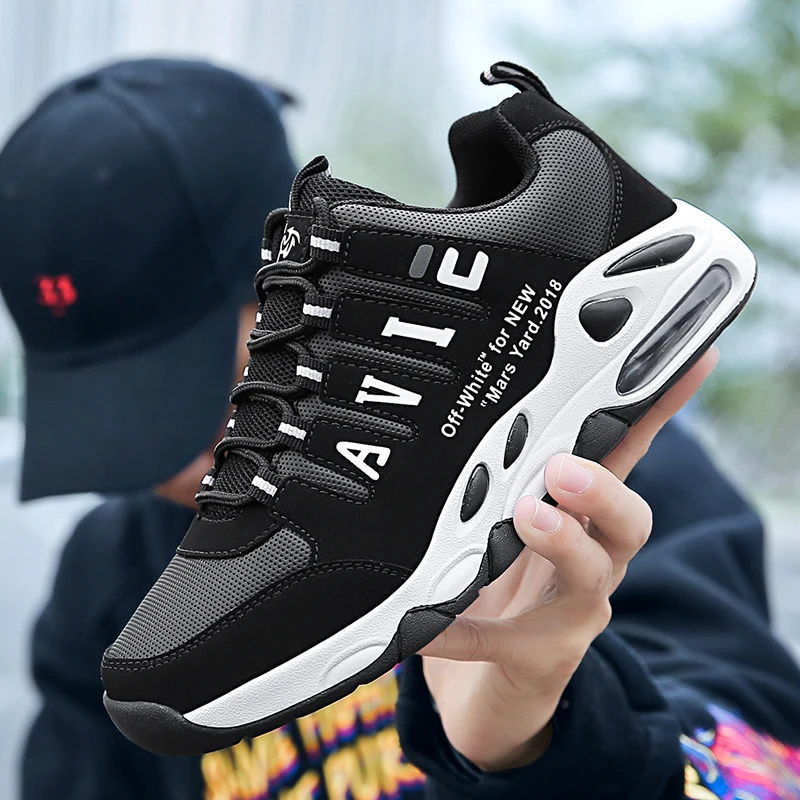 Новинка 2018 мужские кроссовки для бега дышащие весенние спортивные Zapatillas Deporte