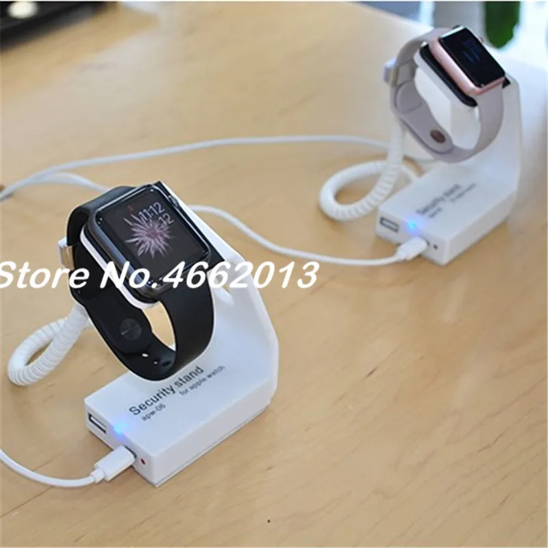 10 шт./лот Apple watch дисплей безопасности стенд держатель сигнализация для смарт