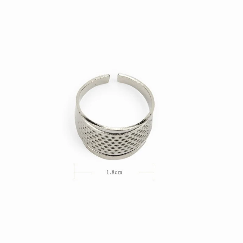 Silver Metal Sewing Thimble For Finger Protector Quilting Sewing Household Diy Crafts Accessories