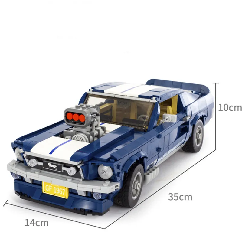 

Ford Mustang 21047 Creator Expert Technic Building Blocks Cars Bricks Toys Develop children's hands-on ability 1648 Pcs