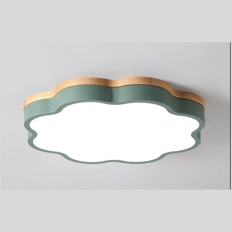 

Children LED ceiling light Boy Girl Princess Cartoon Flower Bedroom Living Room ceiling Lamps colourful wooden light ZA323427