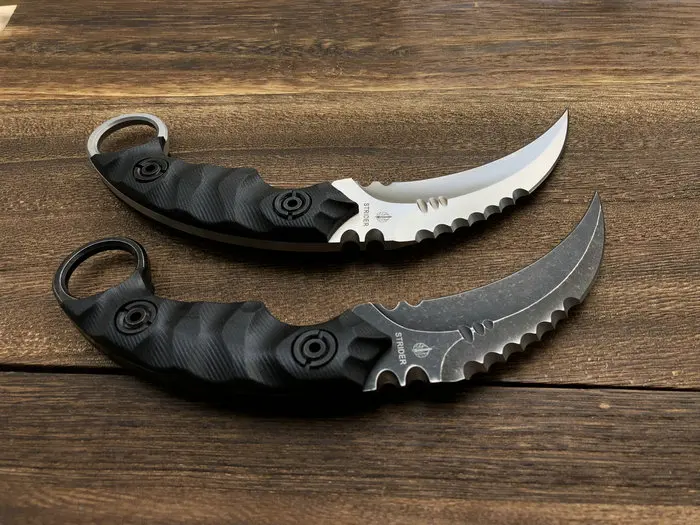 Fisharks сверхмощный тактический нож с фиксированным лезвием Karambit D2 лезвие G10 ручка охотничий Скинер Hawkbill выживания CSGO коготь ножи