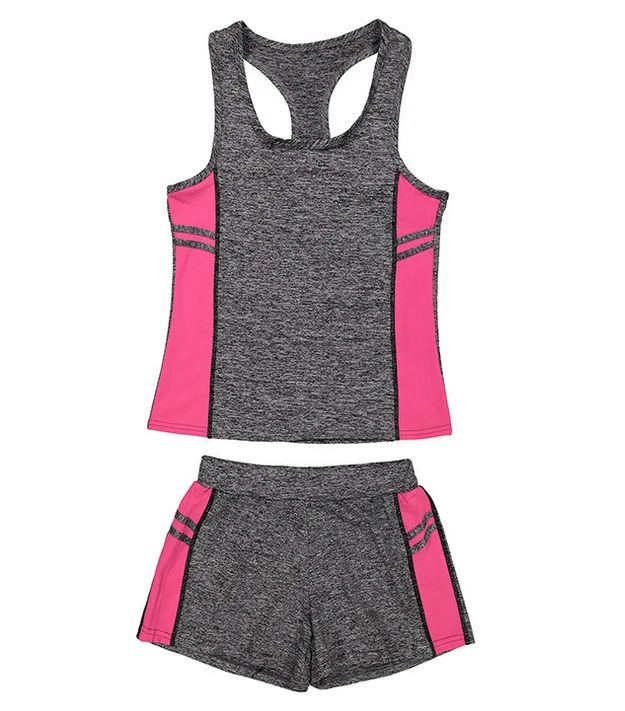 Hot Sale Women Yoga Sets Running Sports Bra + Shorts Set Fitness Gym Push Up Seamless Bras Tops