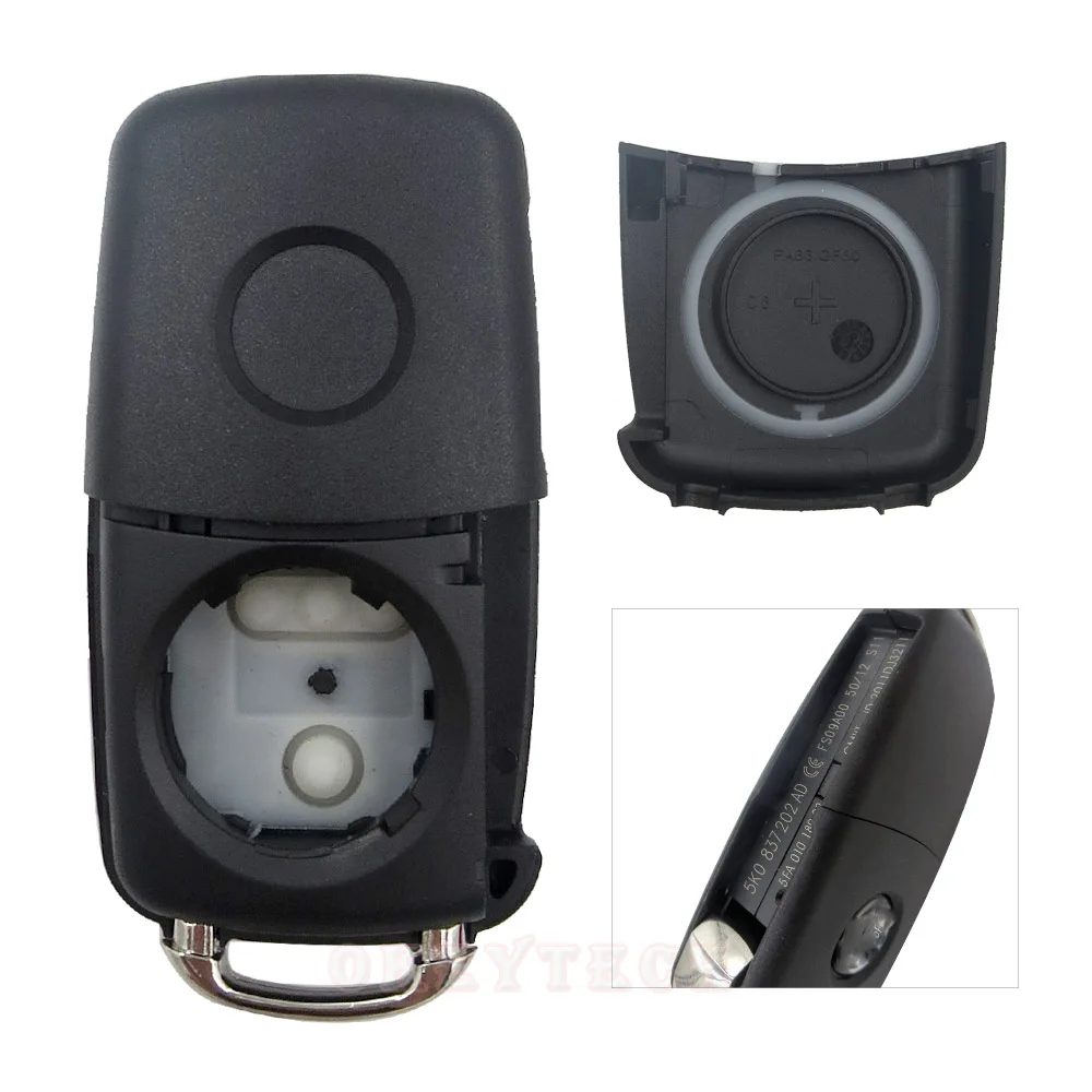 OkeyTech 10 шт./лот для VW Polo Passat B5 Tiguan Golf Volkswagen Seat Skoda Switchblade откидной складной чехол