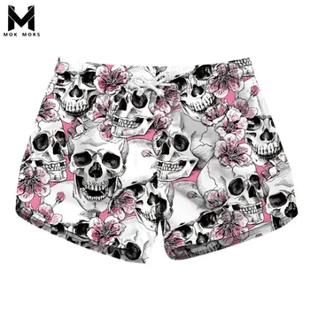 

Summer Women's New Casual Beach Taro Printed Cotton Women Shorts Fashion Brand Casual High Street Jogger Sportswear Shorts Women