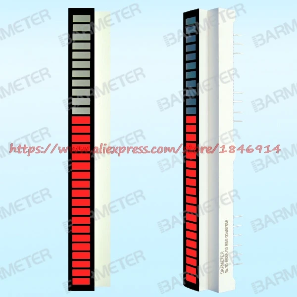

BL30-6605S The 30 section 66mm length The red LED light beam display device