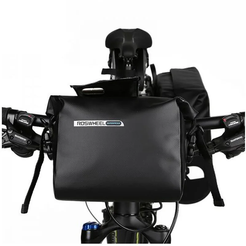 Clearance ROSWHEEL DRY 3L Cycling Bike Bicycle Handlebar Front Basket PVC Full Waterproof Bags Bike Accessories Cycle Pannier Pouch 2 Clearance ROSWHEEL DRY 3L Cycling Bike Bicycle Handlebar Front Basket PVC Full Waterproof Bags Bike Accessories Cycle Pannier Pouch 2