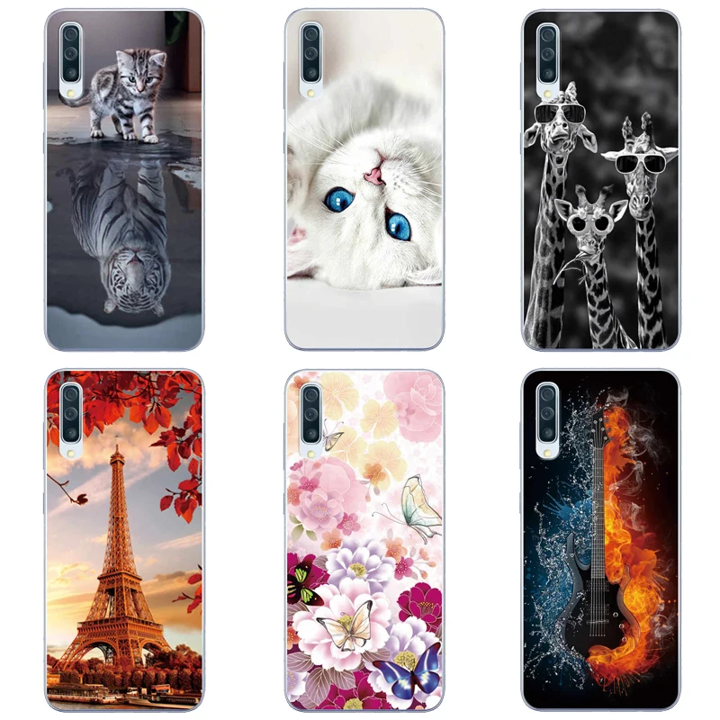 

For Samsung A50 Case Phone Back Cover Soft Silicone Case For Samsung Galaxy A50 A 50 SM-A505F A505F A505 Case Protection Shell