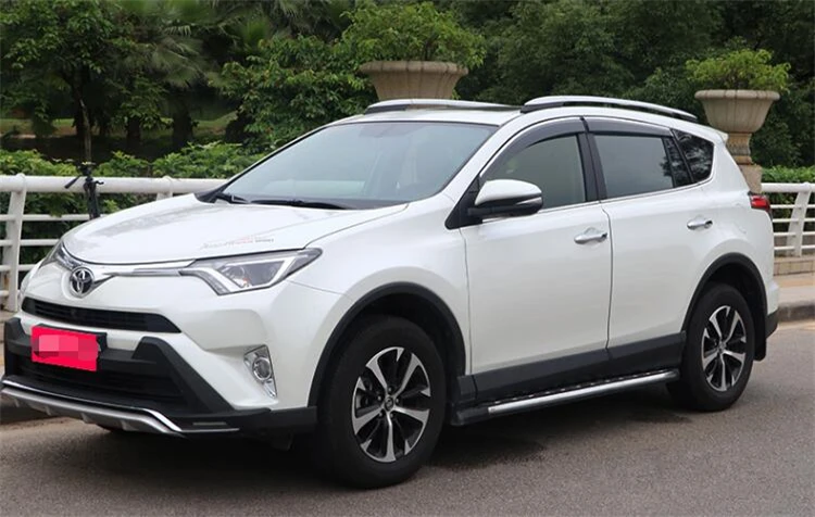 Для TOYOTA Previa RAV 4 Пластик оконный козырек Vent Оттенки Защита от солнца дождь дефлектор гвардии для TOYOTA Previa RAV 4 авто аксессуары 4 шт./компл