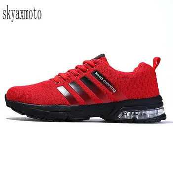 

skyaxmoto New men's Sneakers Breathable Cushioning men casual Shoes Breathable Wave Men Shoes for Jogging Walking Female shoes