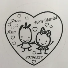 Индивидуальный заказ Свадебный Пригласительный штамп самоклеющиеся пригласительные штамп на конверте Свадебная печать 45/50 круг