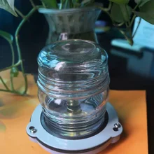 24 V Морская Лодка яхты лампа навигации свет пластик Круглый 360 градусов якорная лампа красный/зеленый/теплый белый