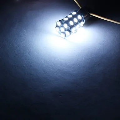 2 шт./лот 27 SMD 5050 светодиодный красный Белый 1157 BAY15D P21/5 W супер яркий автомобильный