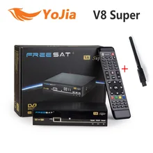 Оригинальный V8 супер DVB-S2 Спутниковые антенны с USB Wi-Fi Поддержка powervu Biss ключ cccamd Newcamd Youtube Youporn Декодер каналов кабельного телевидения