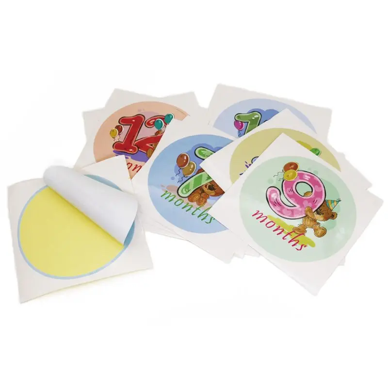 12 Pcs Month Sticker Baby Photography Milestone Memorial Monthly Newborn Kids Commemorative Card Number Photo Props Accessories 12 Pcs Month Sticker Baby Photography Milestone Memorial Monthly Newborn Kids Commemorative Card Number Photo Props Accessories
