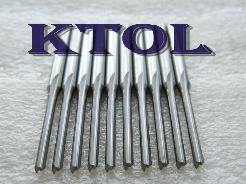 2 flute solid carbide end mill milling tool engraving bit router cutter