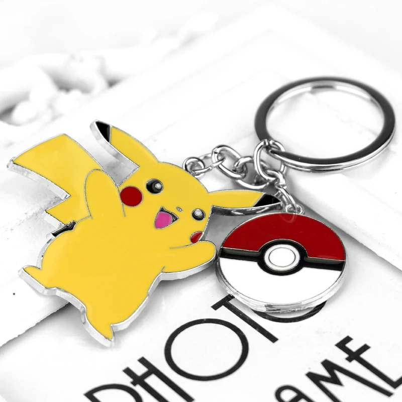Классический мультфильм Go брелок Poke Ball ювелирные изделия модный автомобильный