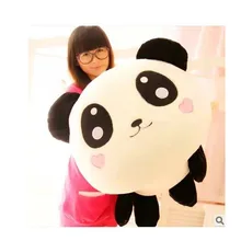 Мягкие животные смайлик панда укладка панда около 27,5 дюймов плюшевые игрушки 70 см кукла подарок wp4737