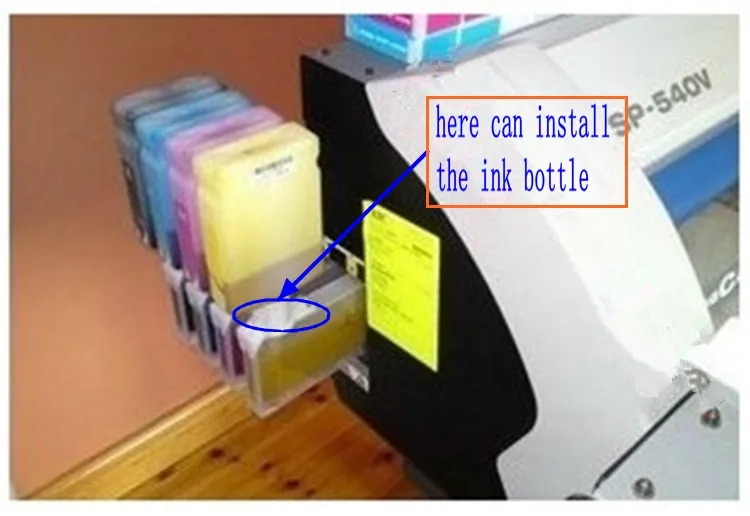 440ml refillable cartridge can install the ink bottle for Roland Mutoh Mimaki JV33 JV4 and other