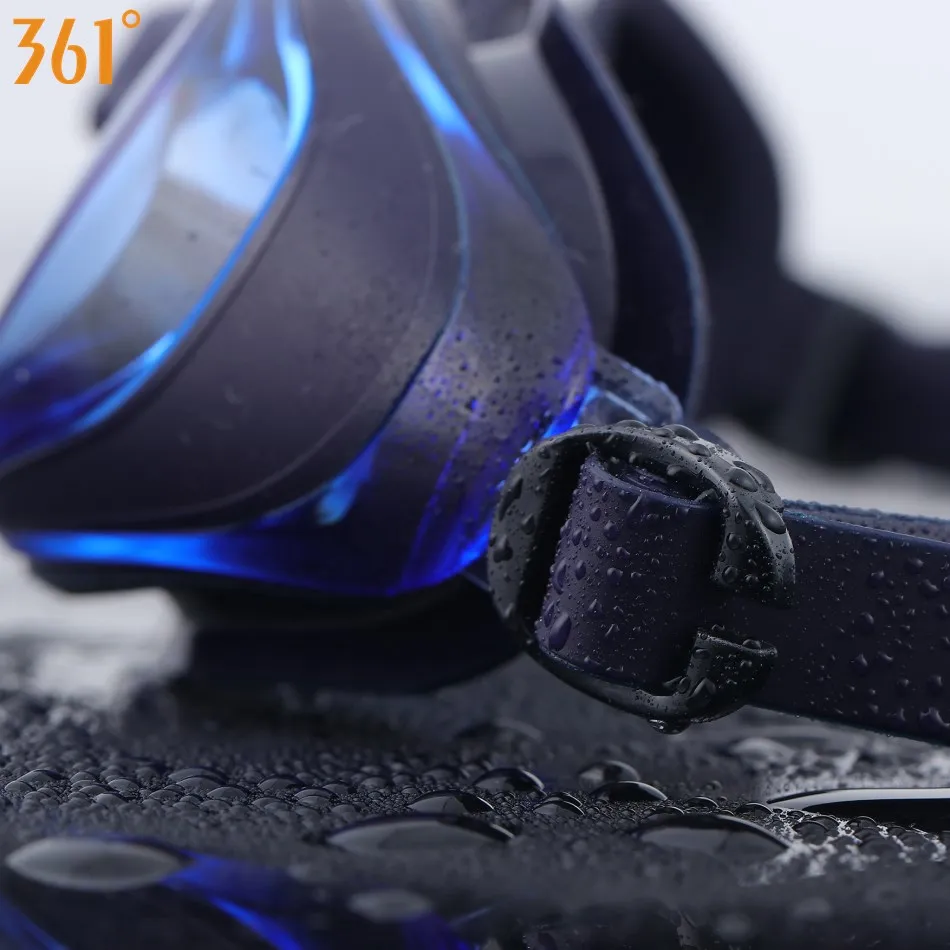 Tanie 361 przezroczyste soczewki gogle pływackie dla dorosłych i młodzieży Anti Fog okulary pływackie do treningu basenowego wodoodporne okulary pływackie silikonowe