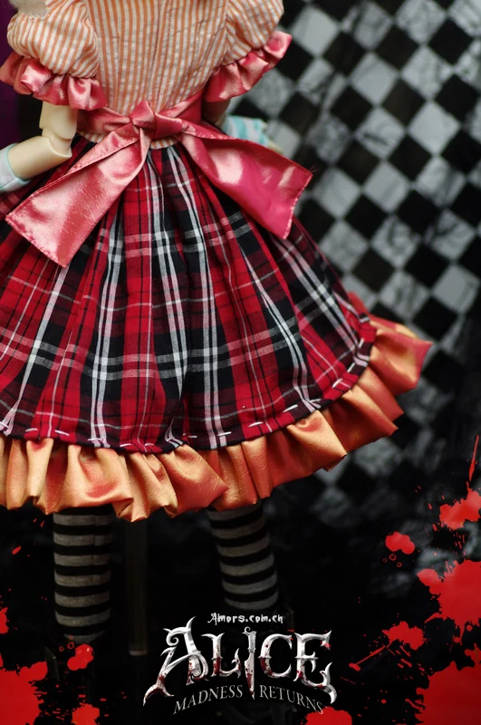 Estartek под заказ 1/3 1/4 Аниме Косплей черная Алиса Madness Return набор для BJD SD10 MSD YOSD куклы DIY