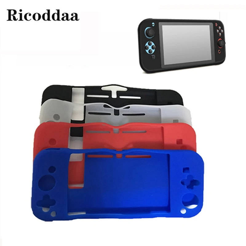 

Ricoddaa For Nintend Switch Silicone Case Full Body Protect Cover Anti-Slip Skin For Nintendo Switch Joy-Con Console Controller