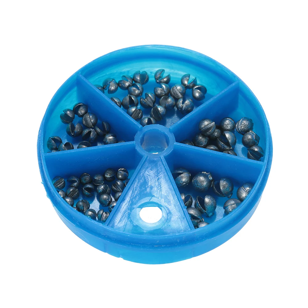 5 Sizes Fishing Egg Bullet Rig Sinkers Angling Lead Weight Split Shot