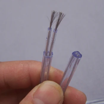 

2*0.75mm transparent plastic PVC electrical wire pendant light power cord 2*0.75mm power cord copper core