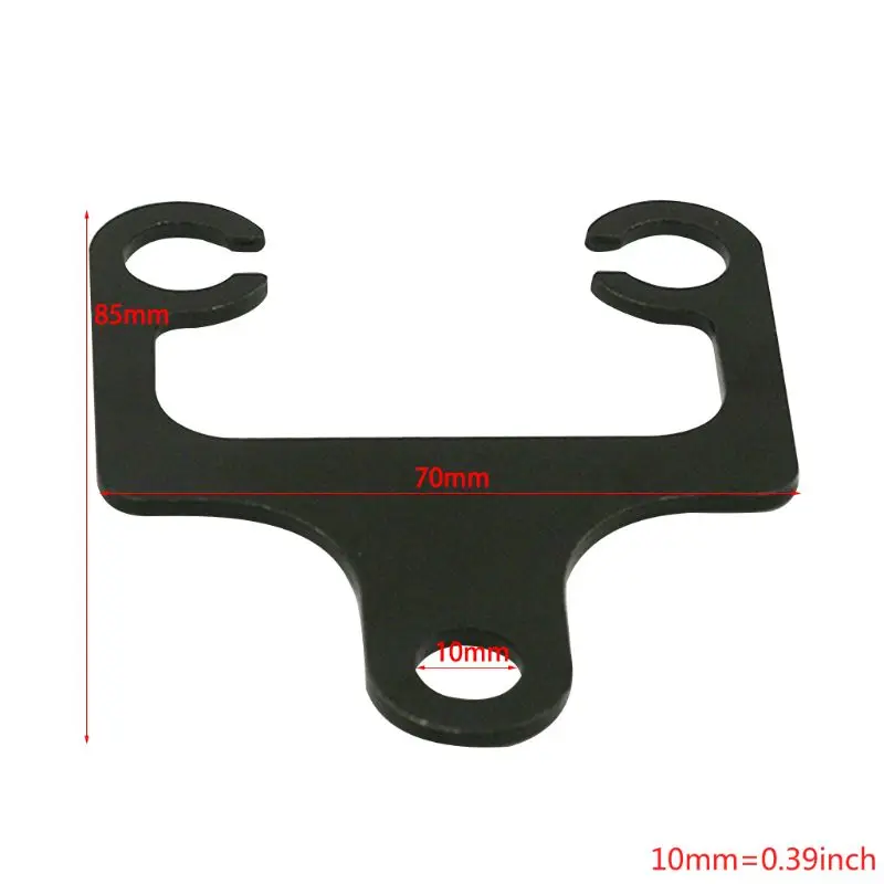 

Black Motorcycle Instrument Bracket Speedometer Odometer Tachometer Bracket for Universal Motorcycle 0.39inch Corrosion resistan