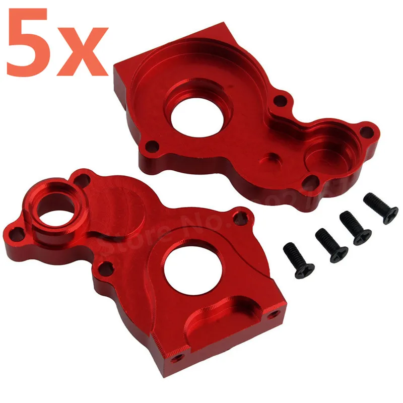 

5Sets HSP Aluminum Alloy Gear Box 180013 For RC Car 1/10 Scale Models 94180 Rock Crawler Truck Upgrade Part PANGOLIN