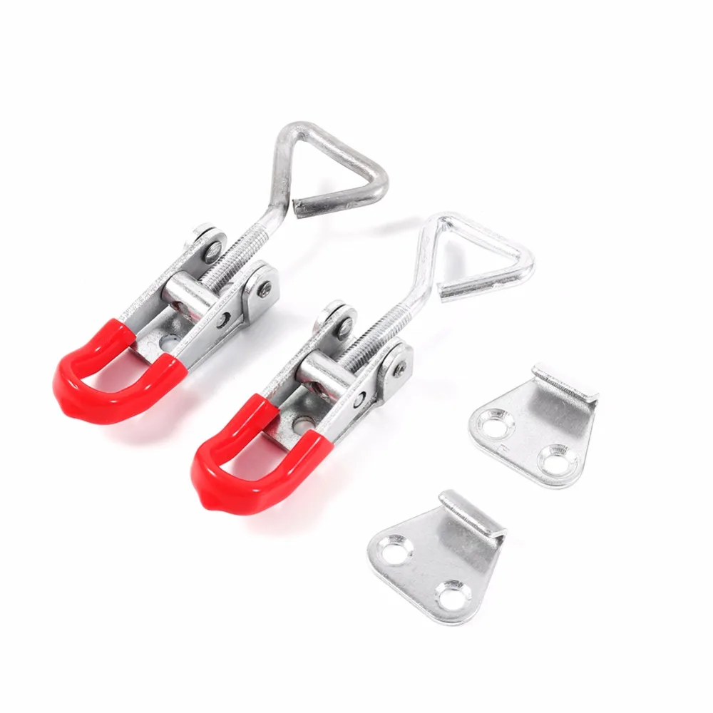 2Pcs/set Large Trailer Fastener Lever Handle Toggle Catch Latch Lock ...