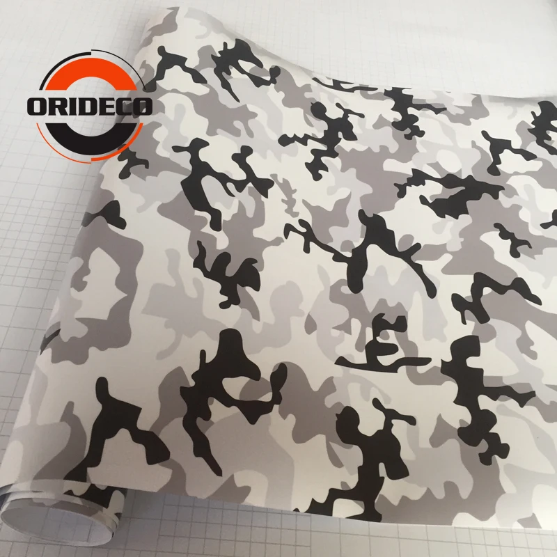 black white camo vinyl wraps car sticker film 2
