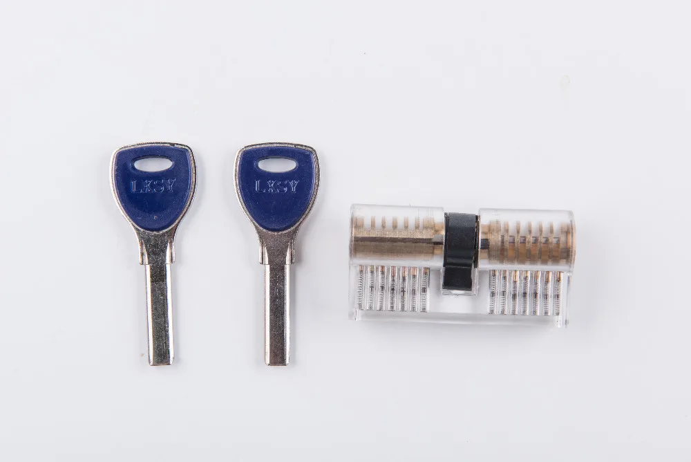 

Hot Sale Cutaway Transparent Copper Lock Training Skill Professional Visable Practice Padlocks Lock Pick For Locksmith