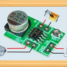 5 шт. усилитель доска/завод деталя LM386 супер мини-усилитель/Регулировка громкости/низкая мощность 3~ 12 V модуль
