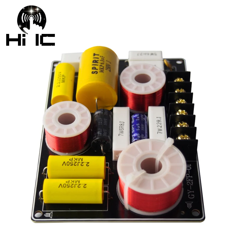 2 полосный Hi Fi аудиоделитель высоких и низких частот 3 шт. делитель частоты для