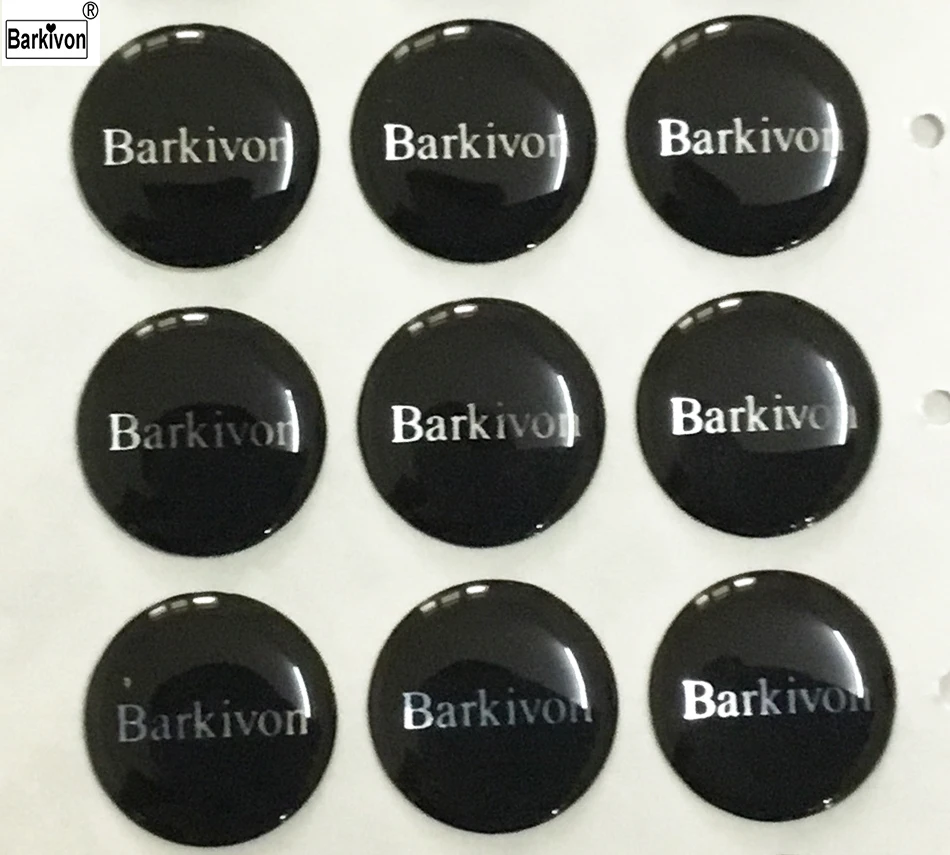 Круглые новые серебристые и черные детские наклейки Barkivon диаметром 10 мм 12 14 для