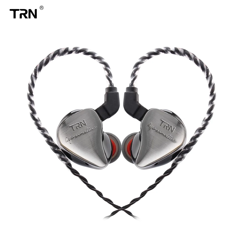 

Original TRN IM1 HiFi Earphone Resin Cavity 1BA+1DD Hybrid DJ Monitor Sports Detachable Headset Wired Metal Panel Earphones