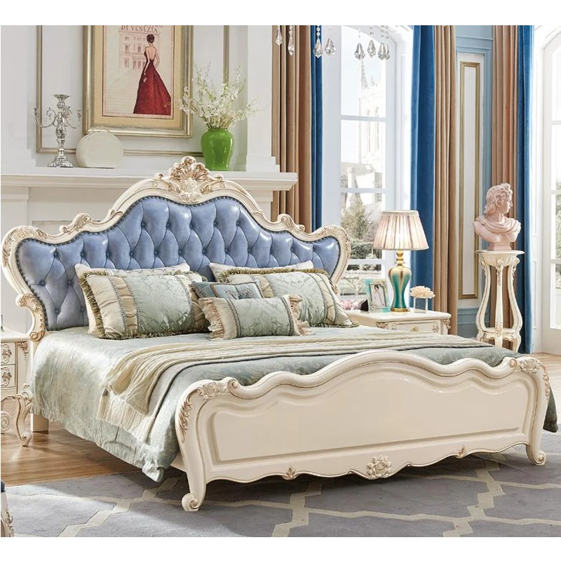 Us 3565 0 Master Bedroom Leather Wall Bed Bedroom Furniture Sets With Wardrobe Nightstand Dressing Table And Chair In Bedroom Sets From Furniture