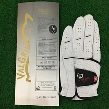 1 шт. корейские ValGrin. Pairs мужские перчатки для гольфа с левой рукой, кожаные мужские спортивные перчатки для занятий спортом на открытом воздухе, гимнастические спортивные перчатки для гольфа с левой рукой