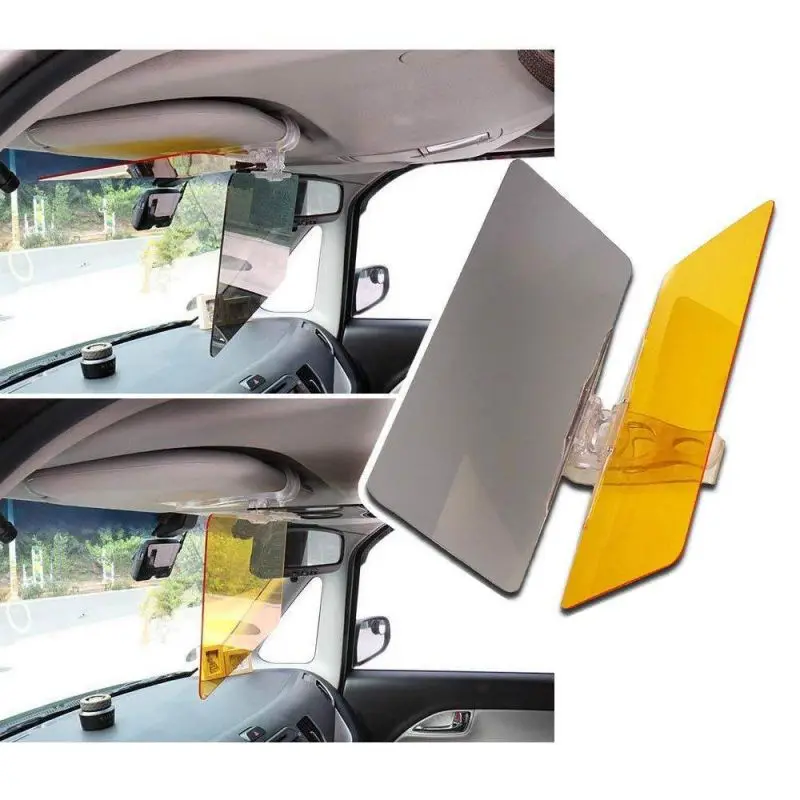 Автомобильный тент день/ночь анти-Солнечный козырек клип на HD Vision автомобиль очки для водителей тени
