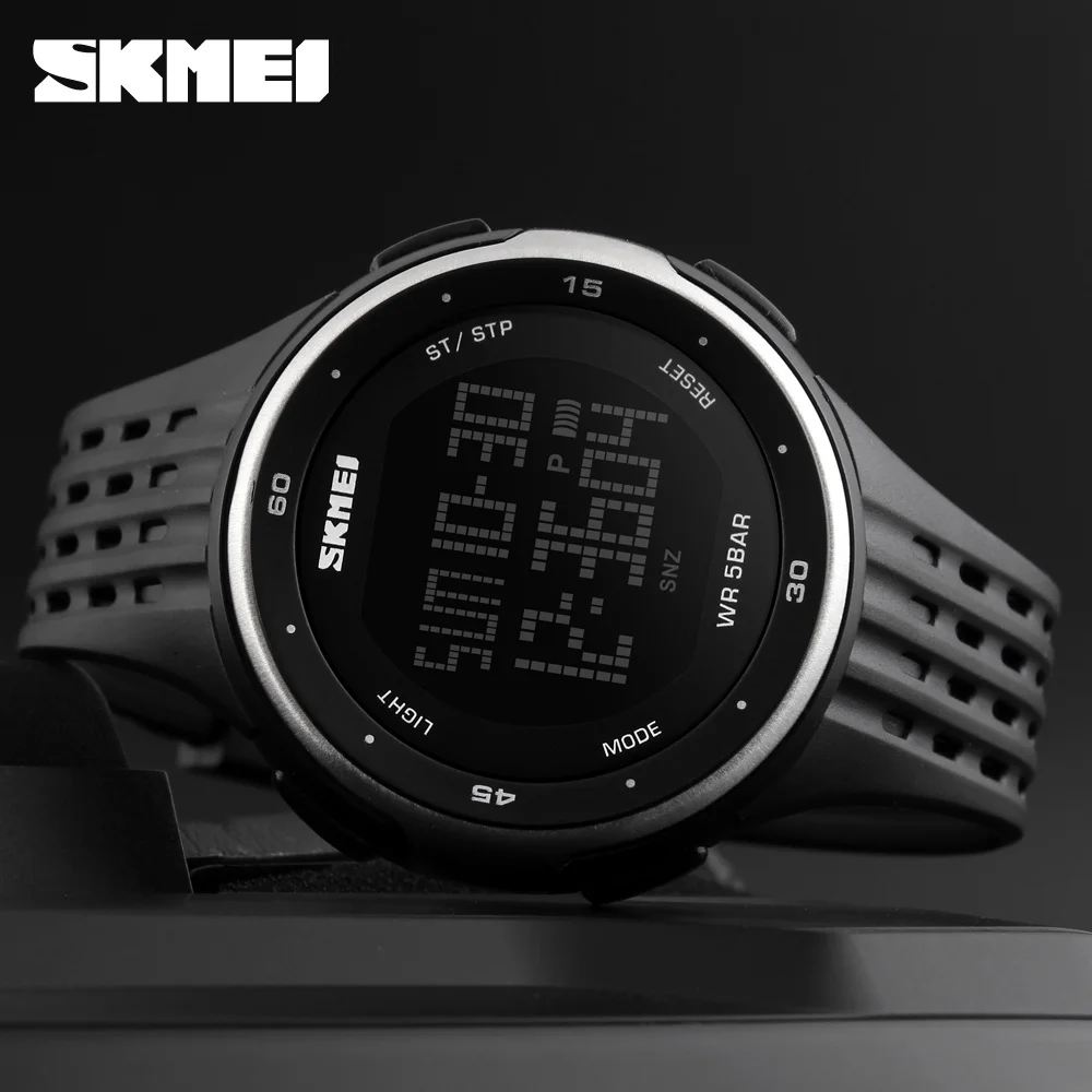 SKMEI мужские уличные спортивные часы водонепроницаемые цифровые светодиодные армейские часы мужские брендовые модные повседневные электронные Роскошные наручные часы