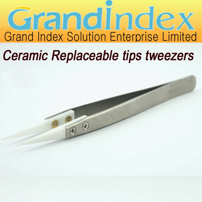 Anti static Zirconia Ceramic tweezers 1102C High temperature resistant